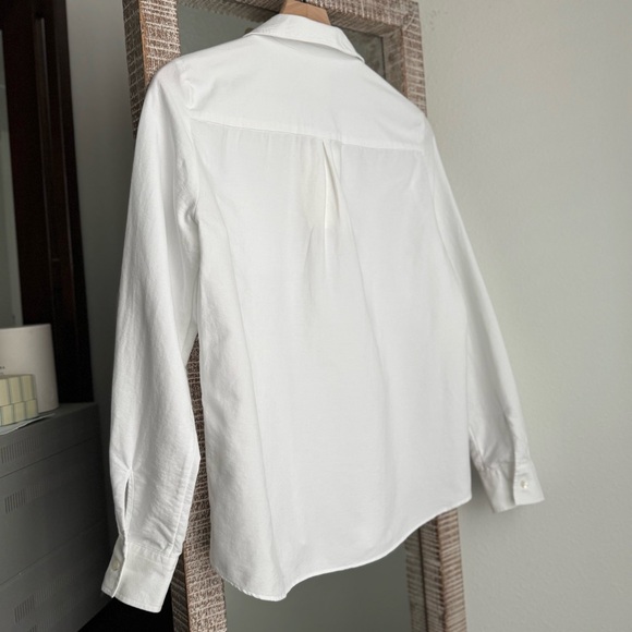 Sezane Tomboy Shirt in White - Picture 3 of 7